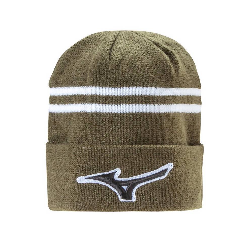 Damske Chrániče Kolien Mizuno RUNBIRD® Beanie Hnedožltý/Biele Vypredaj MGYX41802